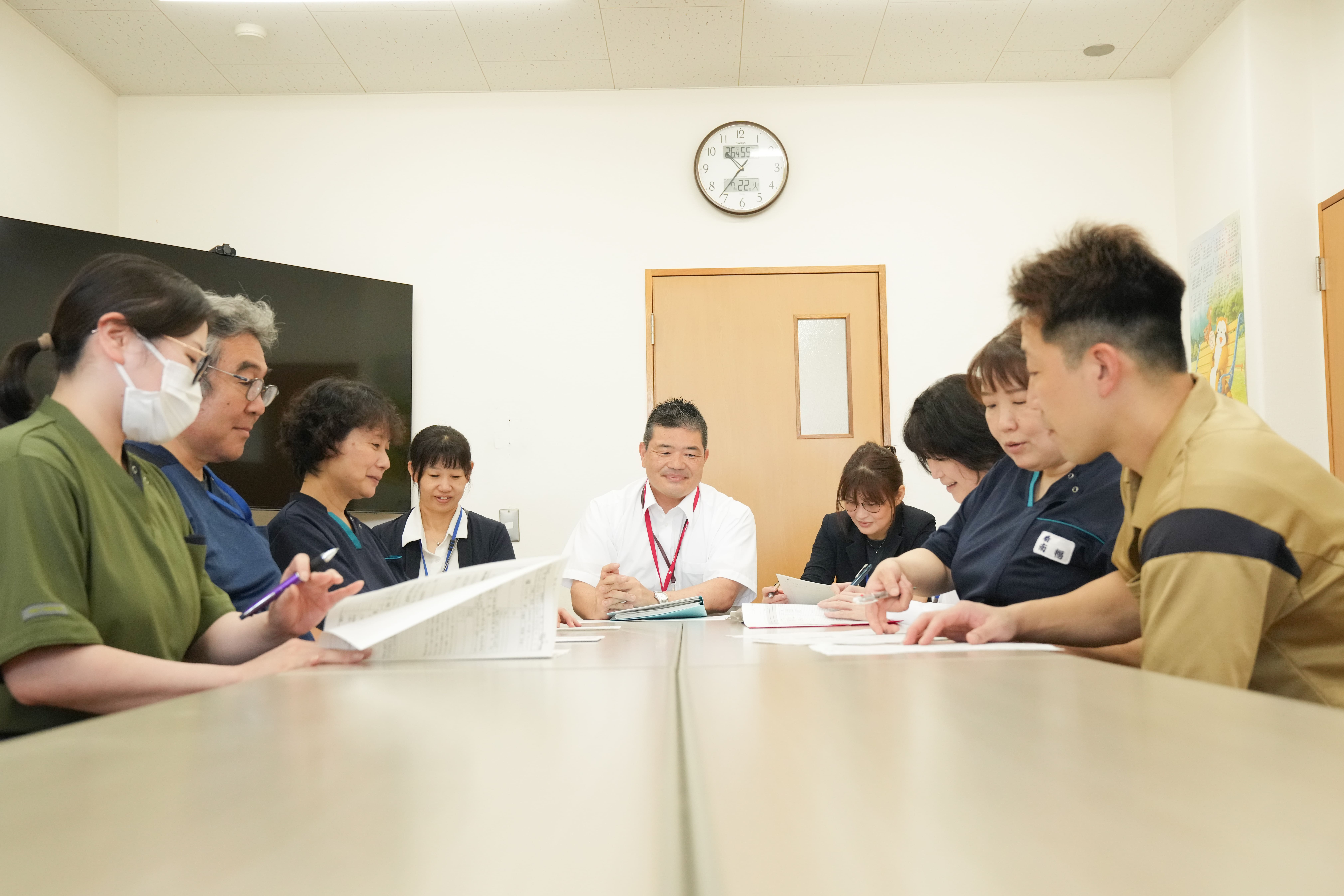 スタッフ・医師との入所判定会議3